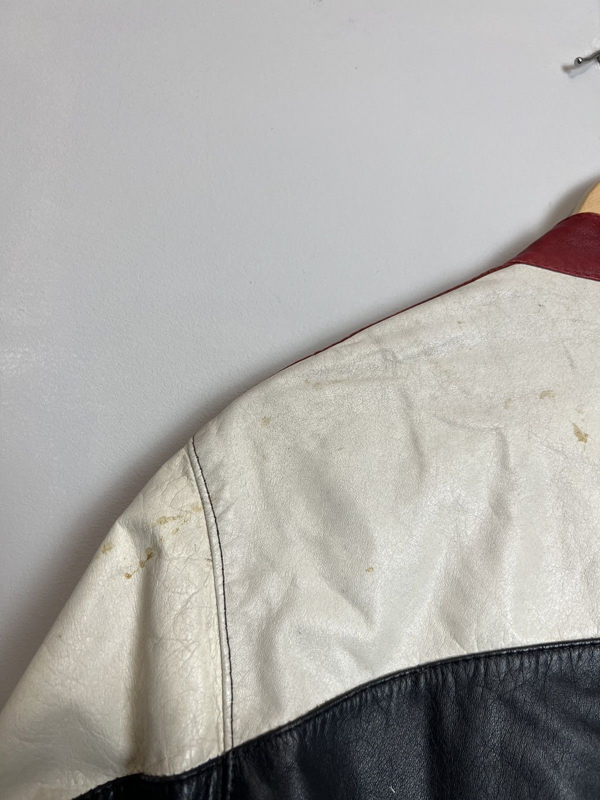 Vintage Vintage Y2k Woman Leather Racing Jacket Hype Streetwear Size XL / US 12-14 / IT 48-50 - 11 Thumbnail