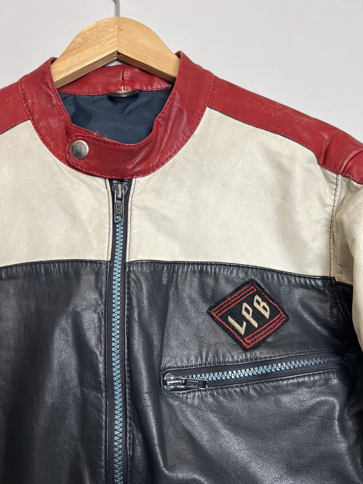 Vintage Vintage Y2k Woman Leather Racing Jacket Hype Streetwear Size XL / US 12-14 / IT 48-50 - 6 Thumbnail