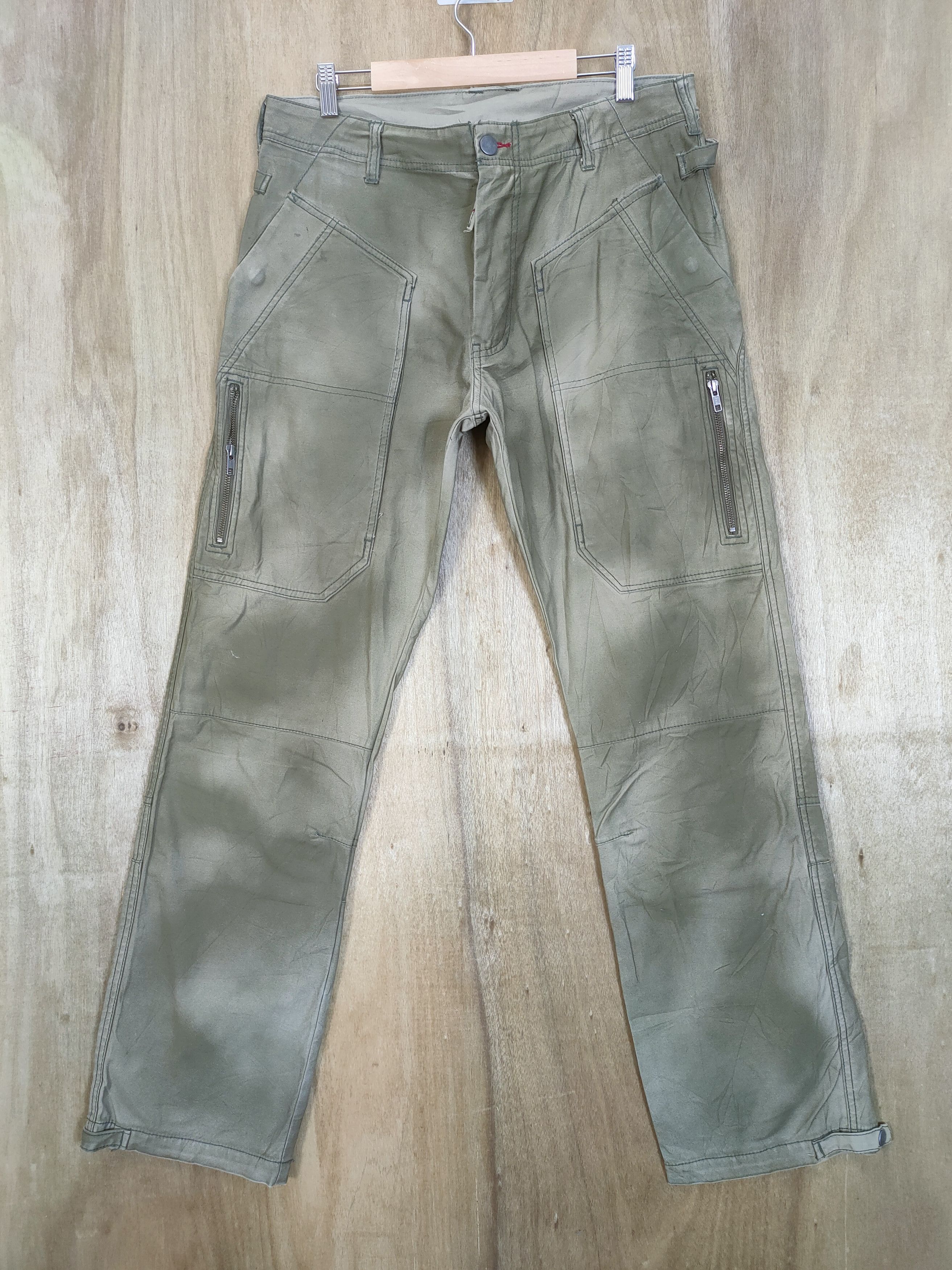 image of Vintage Cargo Pants in Faded Brown, Men's (Size 34)