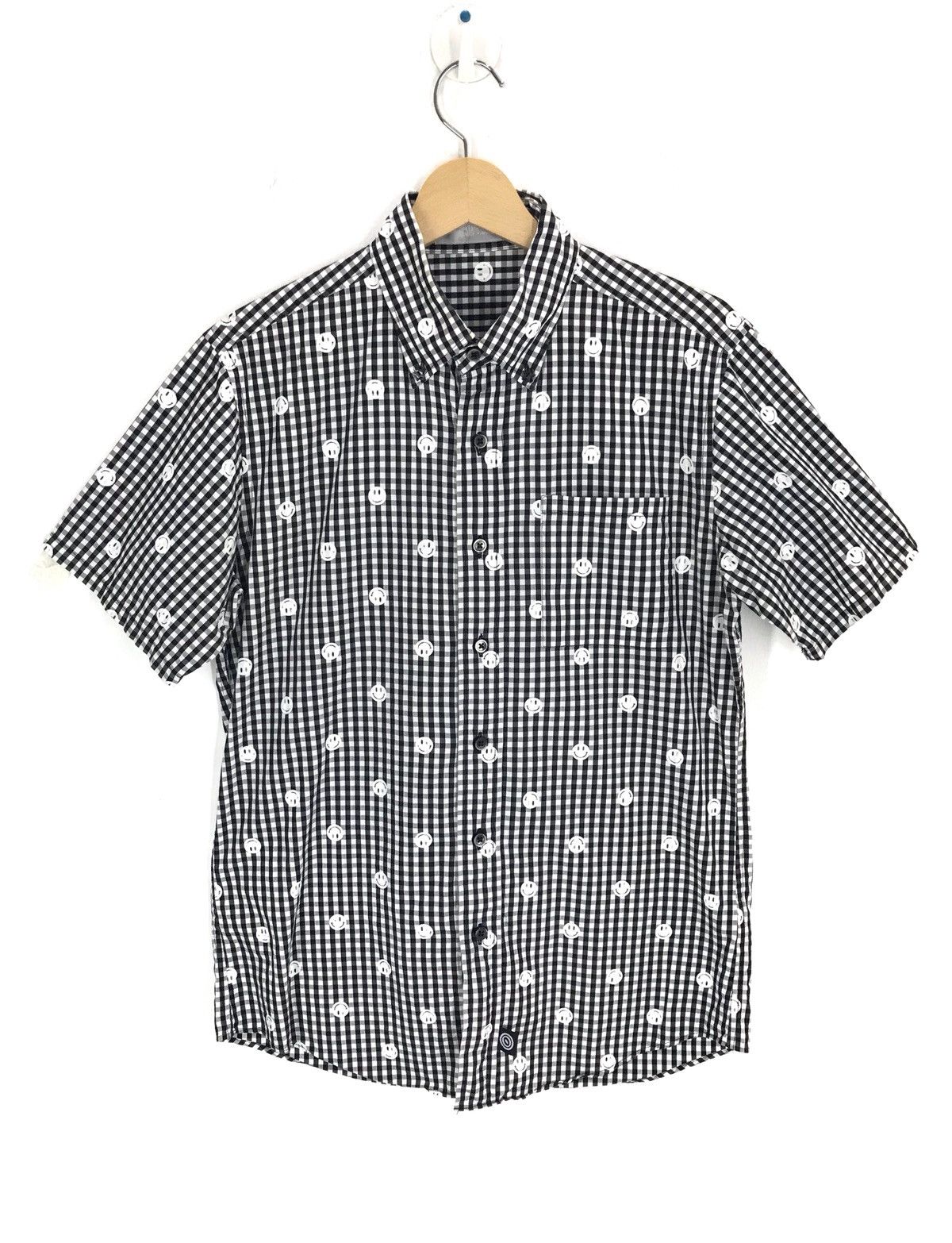 Hysteric Glamour OVER THE STRIPES Made In Japan Smile Plaid Shirt Kapital Size US M / EU 48-50 / 2 - 1 Thumbnail