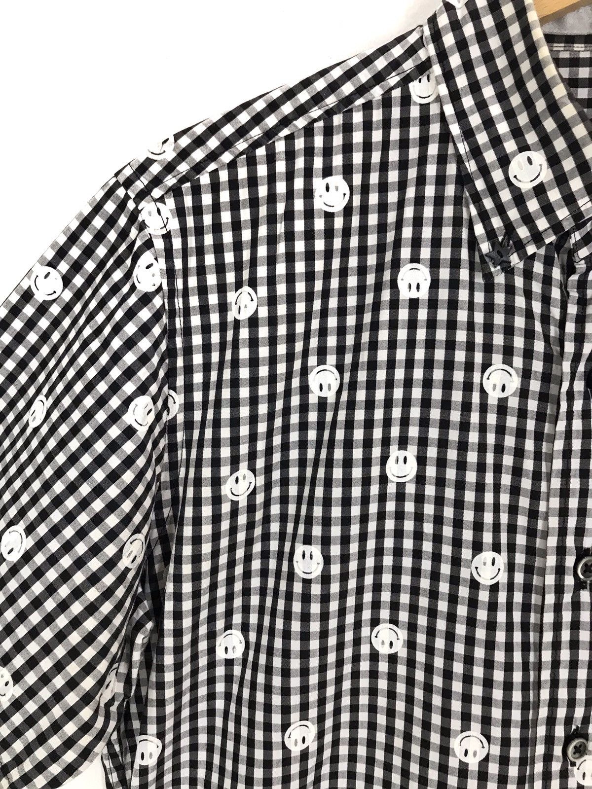 Hysteric Glamour OVER THE STRIPES Made In Japan Smile Plaid Shirt Kapital Size US M / EU 48-50 / 2 - 4 Thumbnail