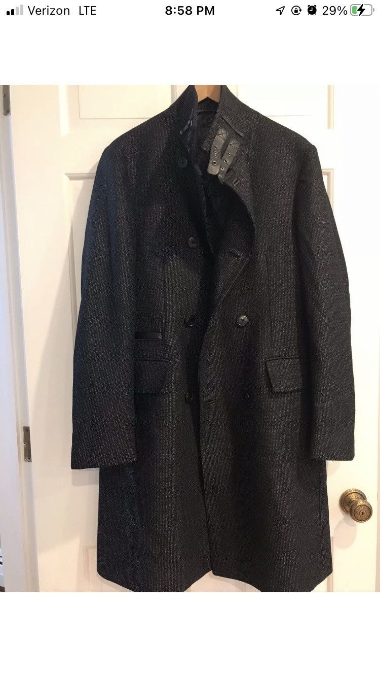 John Varvatos Double breasted buckle coat. 46 Size US S / EU 44-46 / 1 - 5 Thumbnail
