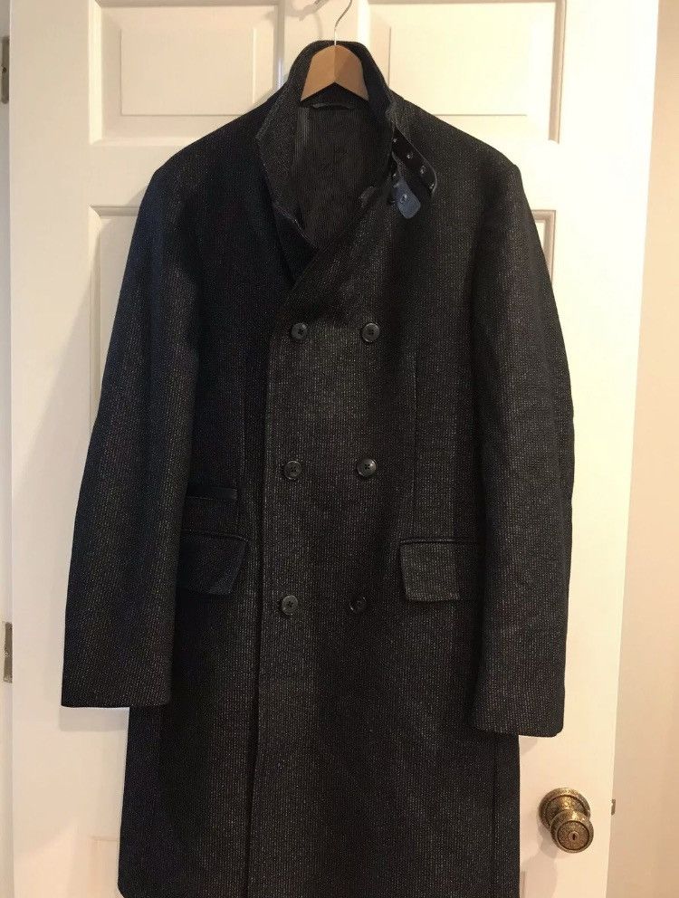 John Varvatos Double breasted buckle coat. 46 Size US S / EU 44-46 / 1 - 8 Thumbnail