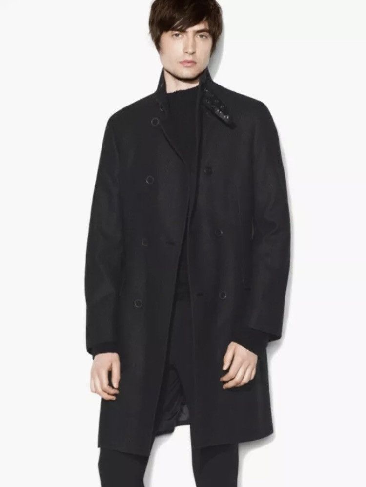 John Varvatos Double breasted buckle coat. 46 Size US S / EU 44-46 / 1 - 1 Thumbnail