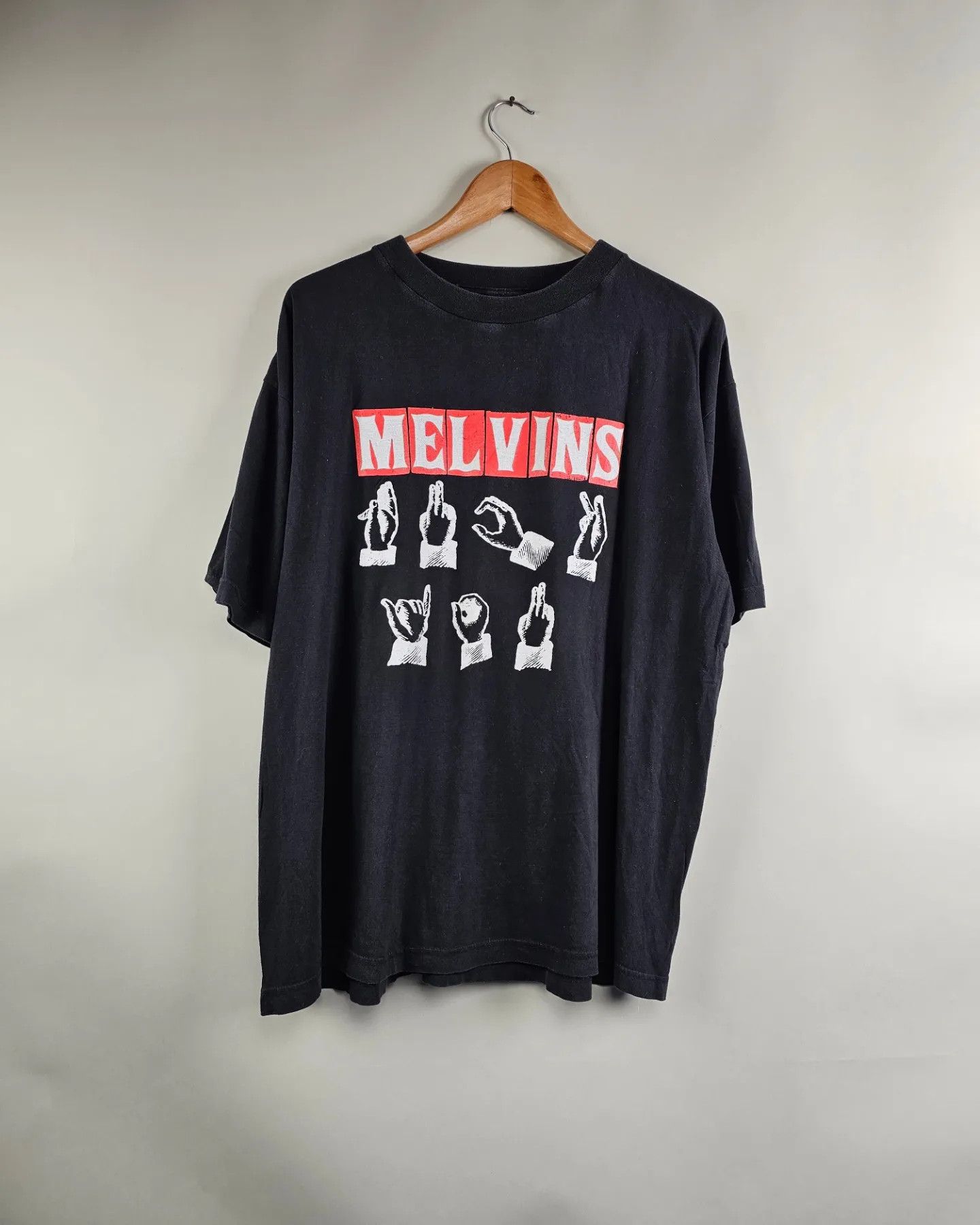 Melvins Band 90s, Vintage Gothic Graphic 100% Cotton Shirt S