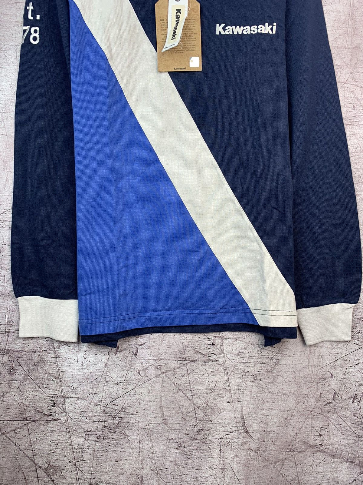 Vintage Vintage Kawasaki Racing Long Sleeve Rugby Size US M / EU 48-50 / 2 - 3 Thumbnail