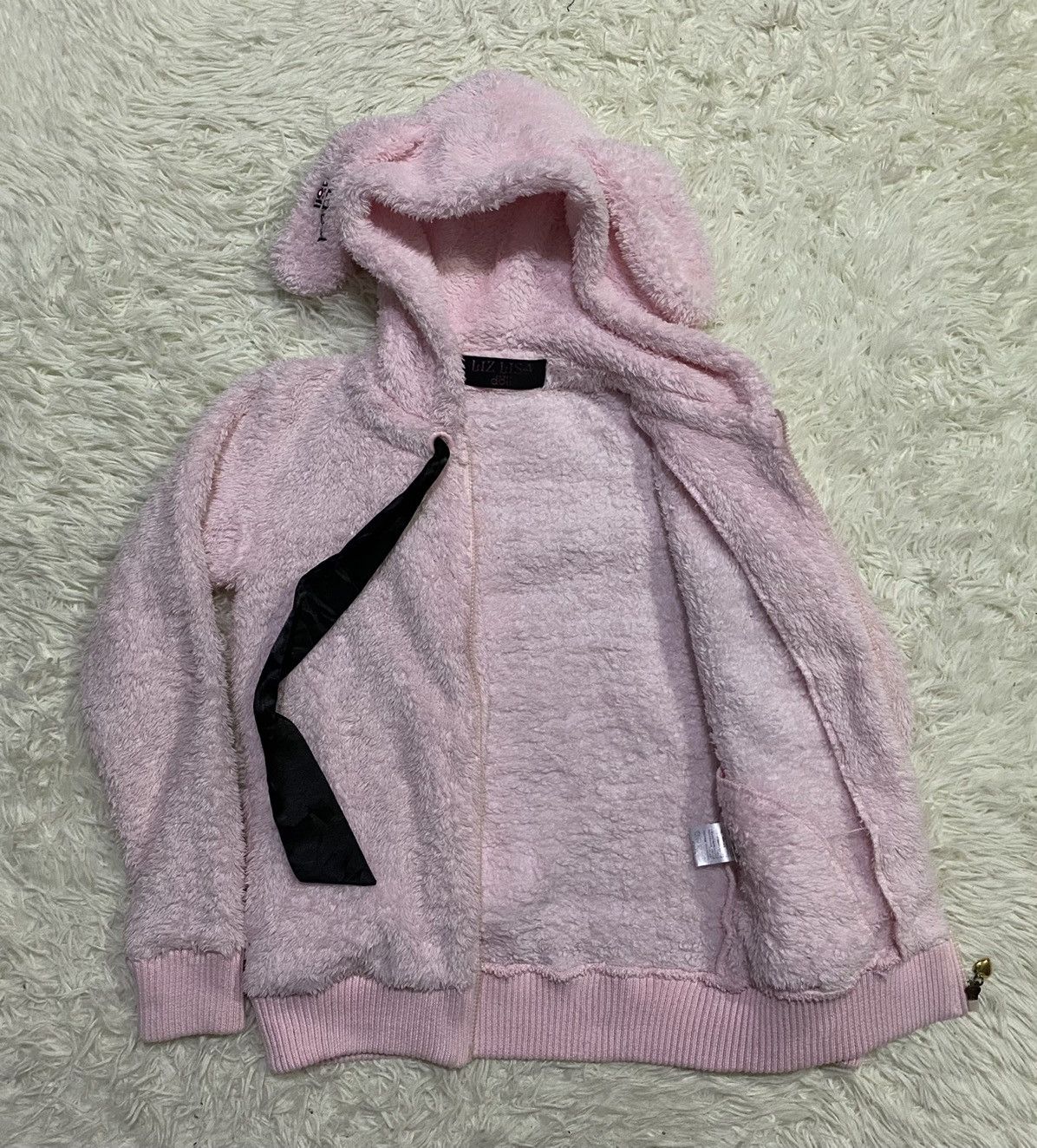 Japanese Brand Liz Lisa Doll Fleece Bunny Hoodie Jacket Size XS / US 0-2 / IT 36-38 - 6 Thumbnail