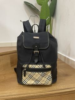 Burberry Black and Tan Check Haymarket Keychain Burberry Prorsum