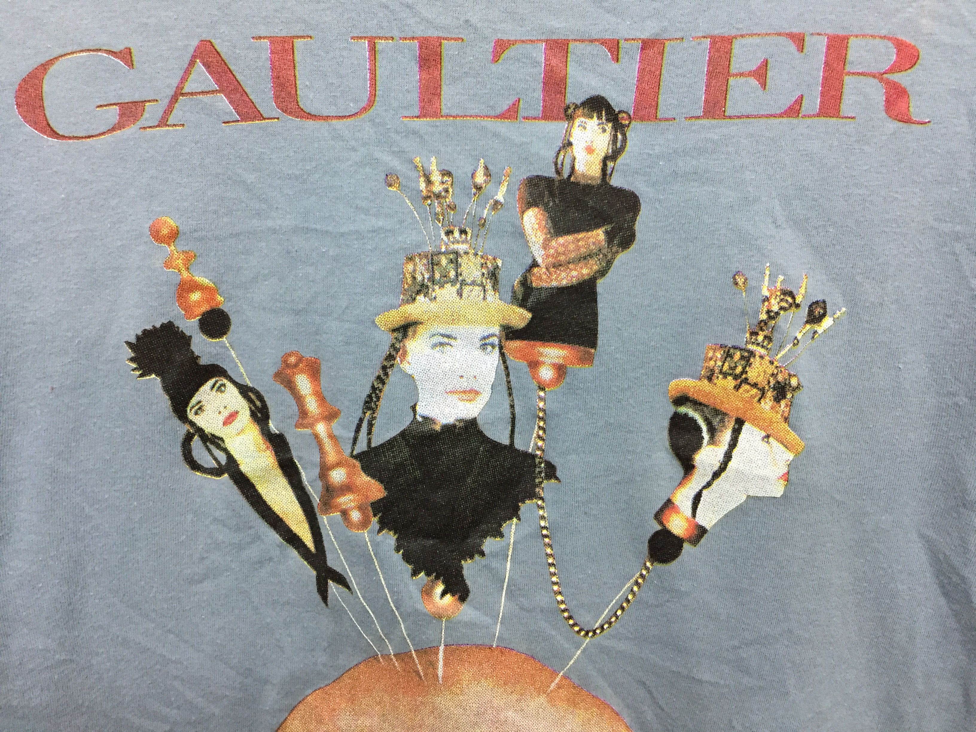 Jean Paul Gaultier AW88 GAULTIER Advertisement acupuncture puppet racism tee Size XS / US 0-2 / IT 36-38 - 8 Thumbnail