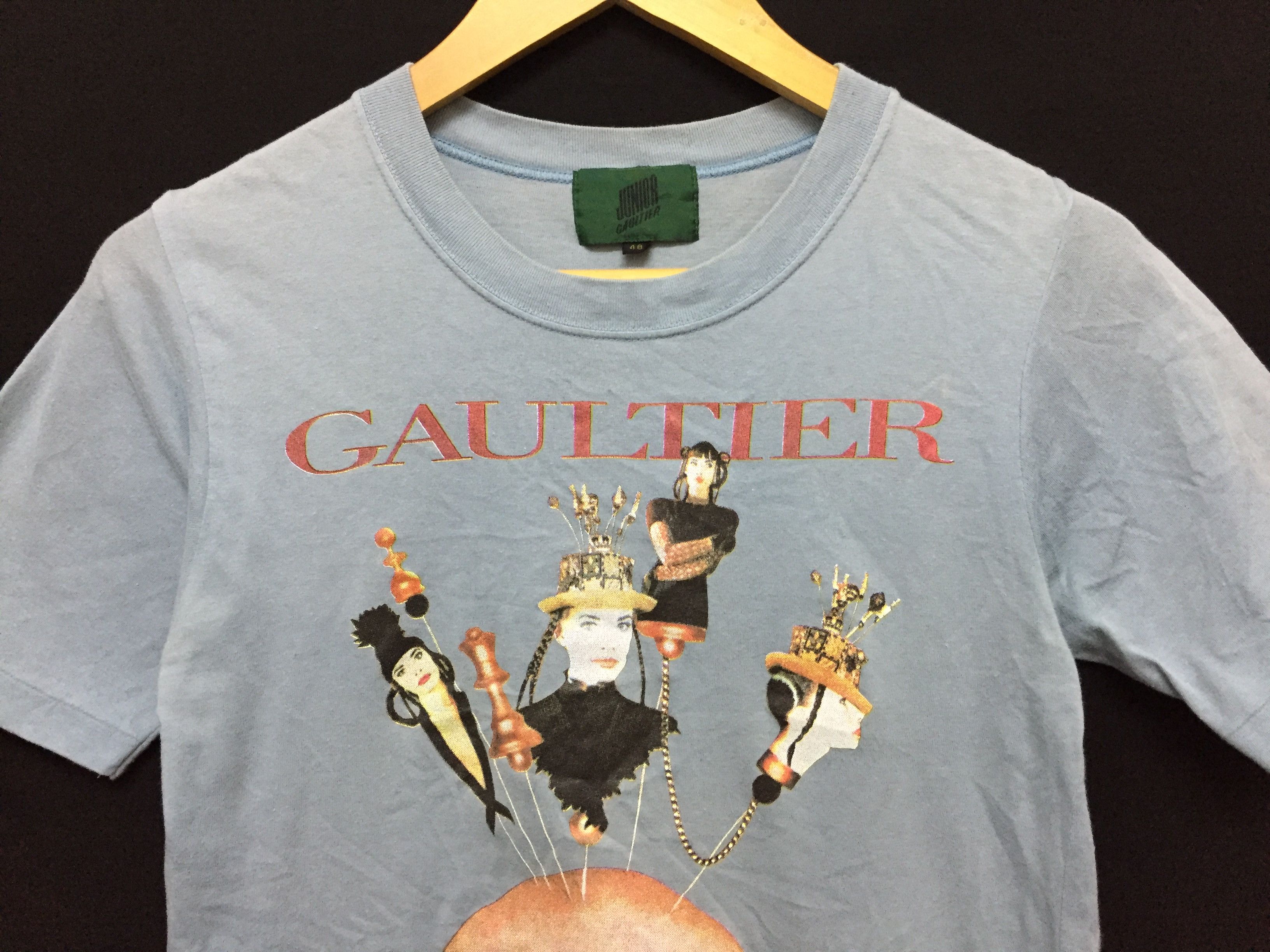 Jean Paul Gaultier AW88 GAULTIER Advertisement acupuncture puppet racism tee Size XS / US 0-2 / IT 36-38 - 5 Thumbnail