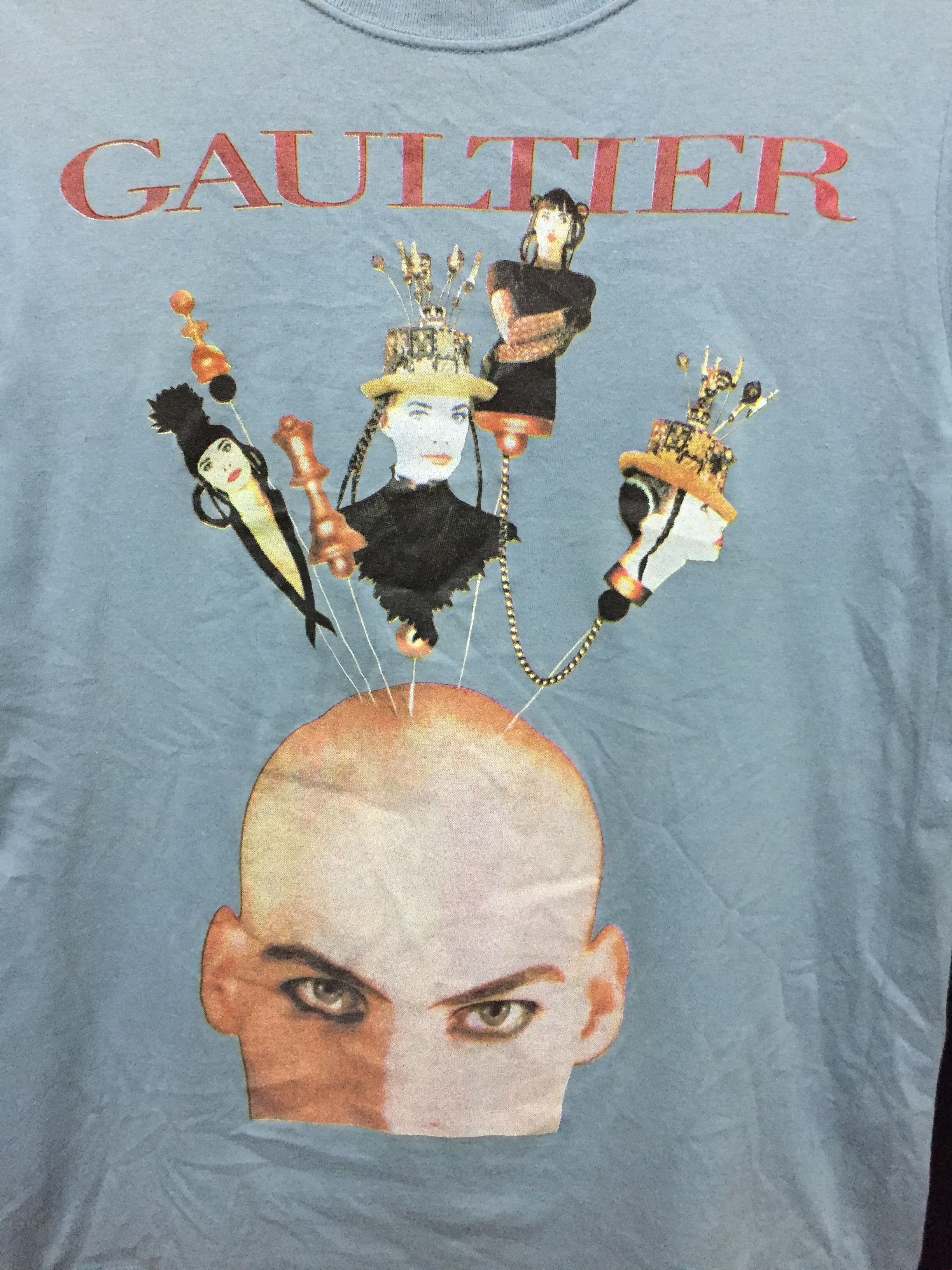 Jean Paul Gaultier AW88 GAULTIER Advertisement acupuncture puppet racism tee Size XS / US 0-2 / IT 36-38 - 7 Thumbnail