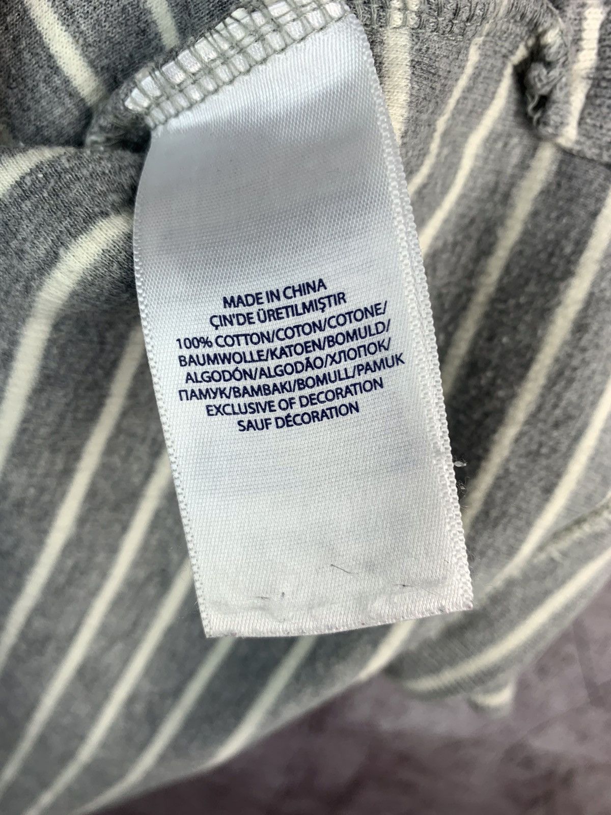 Polo Ralph Lauren × Ralph Lauren × Vintage Polo Ralph Lauren Mens 1\4 Zip Striped Sweatshirt Size US L / EU 52-54 / 3 - 5 Thumbnail