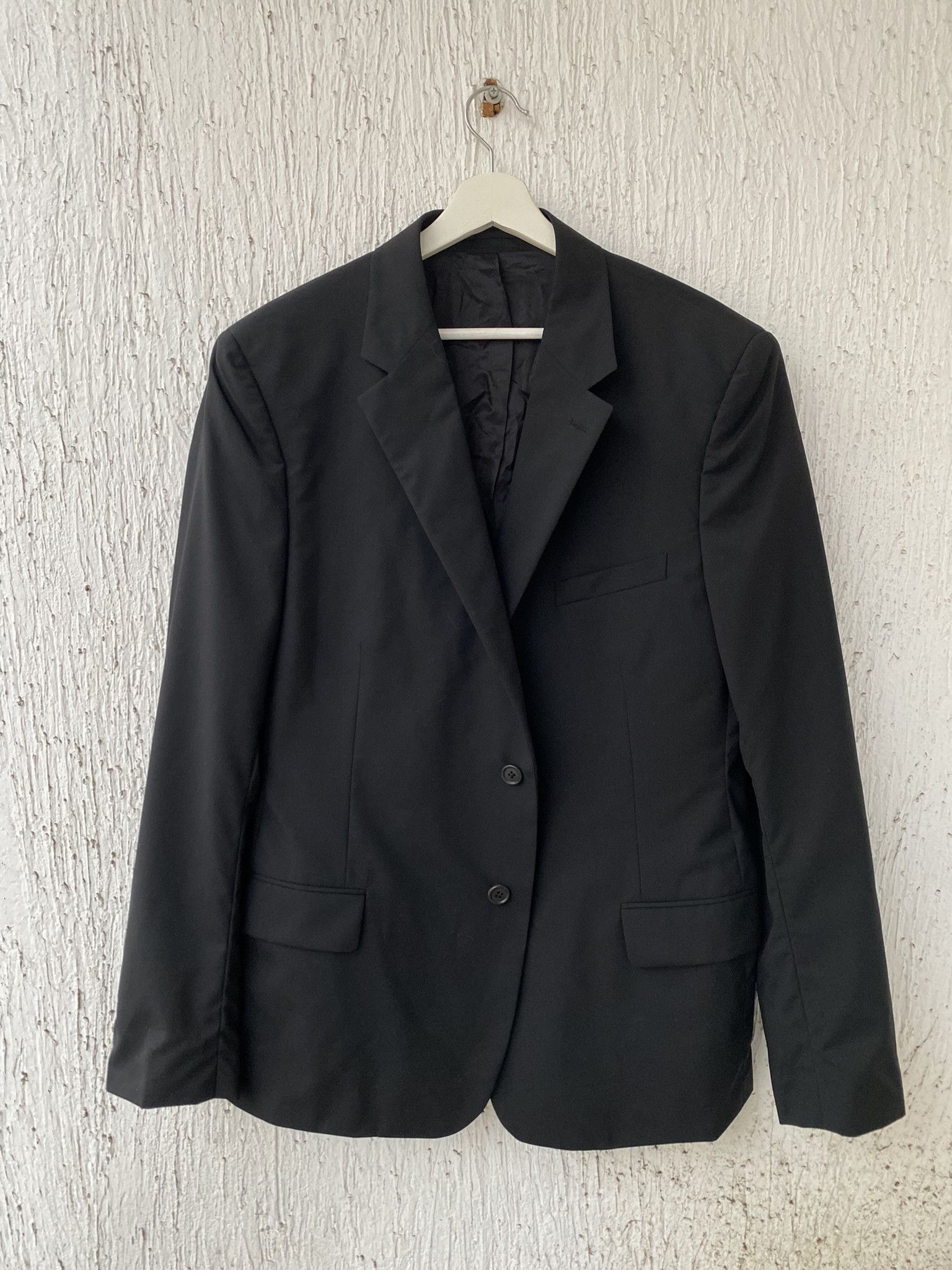 Prada black wool blazer Size US L / EU 52-54 / 3 - 1 Thumbnail