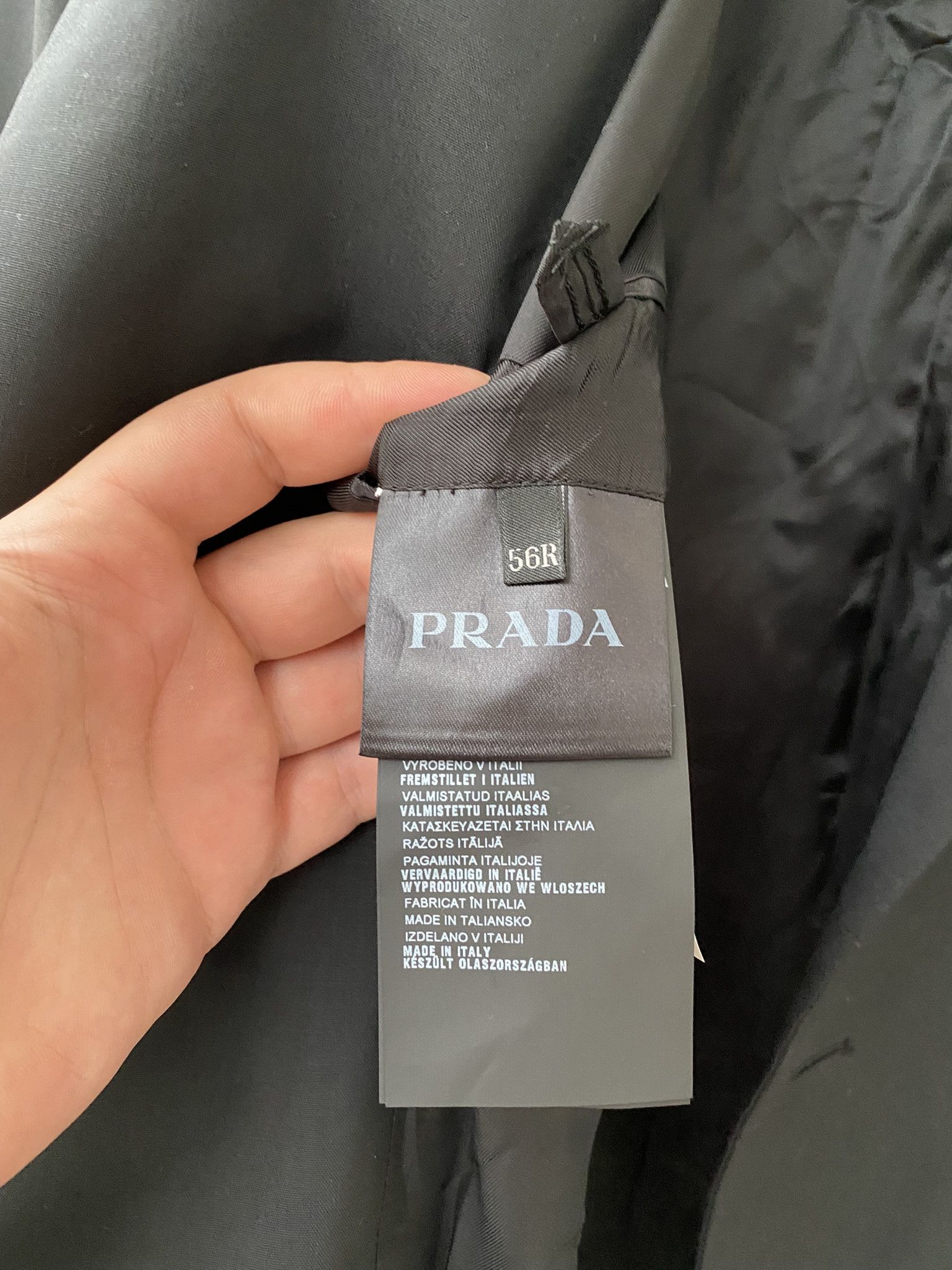 Prada black wool blazer Size US L / EU 52-54 / 3 - 4 Thumbnail