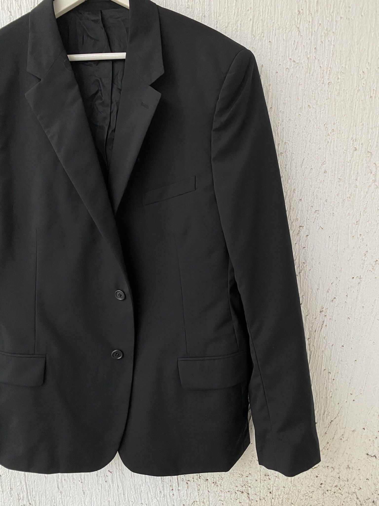 Prada black wool blazer Size US L / EU 52-54 / 3 - 2 Thumbnail
