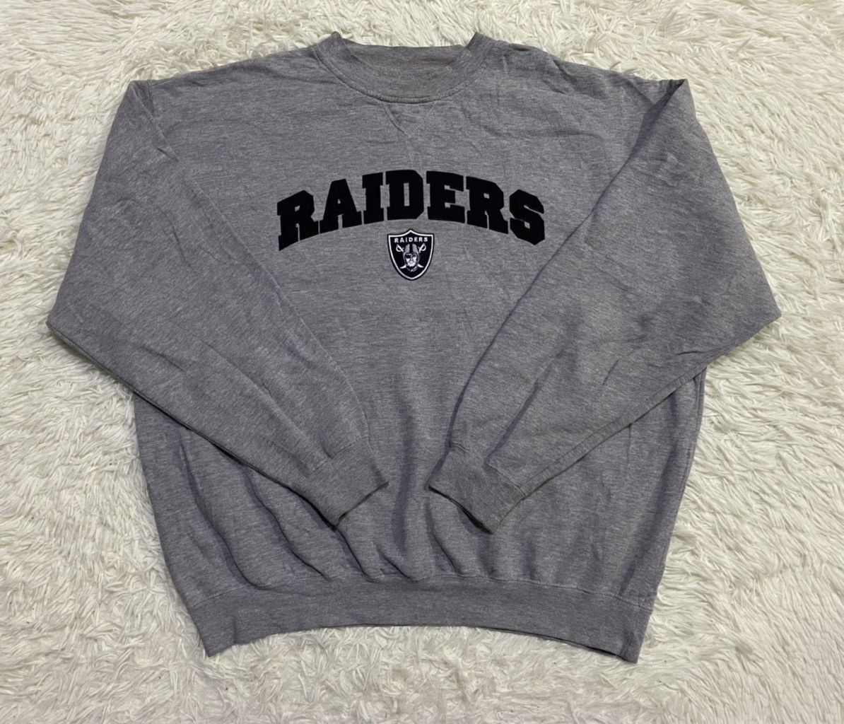 NFL Embroidery Logo Raiders NFL Sweatshirts Jumper Size US XL / EU 56 / 4 - 5 Thumbnail