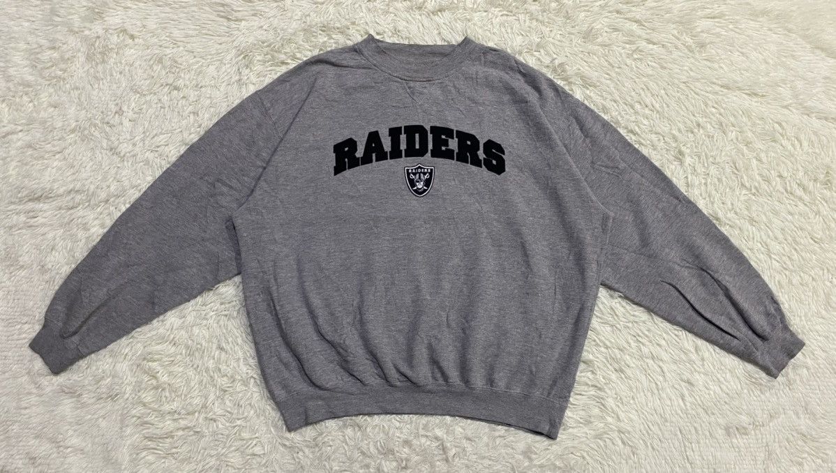 NFL Embroidery Logo Raiders NFL Sweatshirts Jumper Size US XL / EU 56 / 4 - 1 Thumbnail