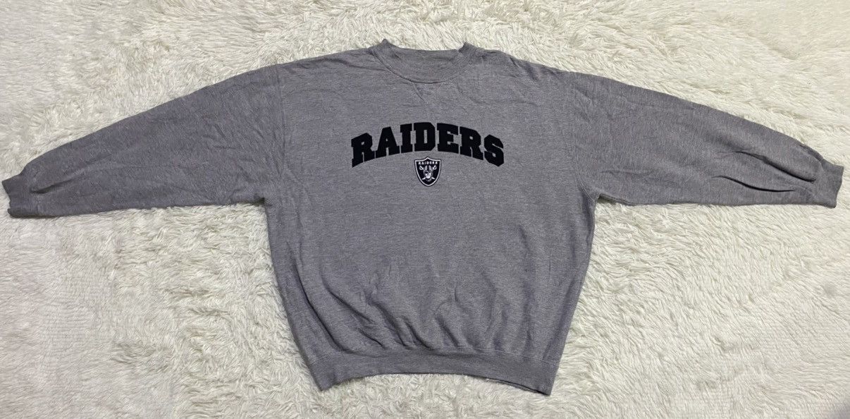 NFL Embroidery Logo Raiders NFL Sweatshirts Jumper Size US XL / EU 56 / 4 - 2 Thumbnail