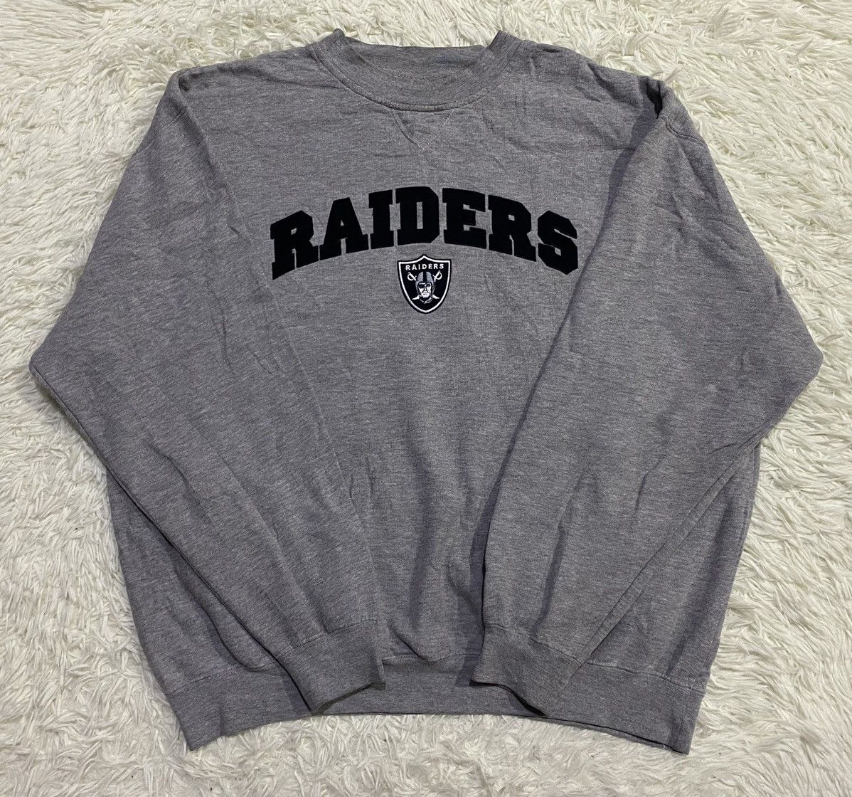 NFL Embroidery Logo Raiders NFL Sweatshirts Jumper Size US XL / EU 56 / 4 - 6 Thumbnail