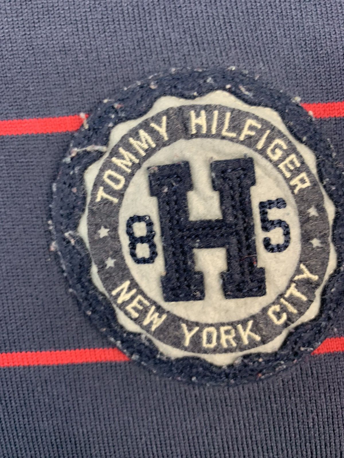 Tommy Hilfiger Tommy Hilfiger Vintage Long Sleeve Rugby Polo Shirt Size US L / EU 52-54 / 3 - 4 Thumbnail