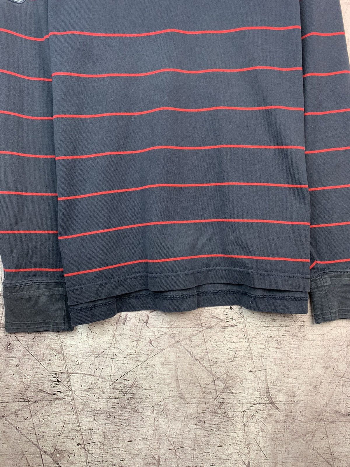 Tommy Hilfiger Tommy Hilfiger Vintage Long Sleeve Rugby Polo Shirt Size US L / EU 52-54 / 3 - 6 Thumbnail