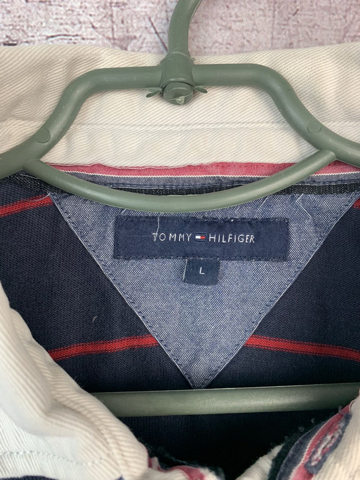 Tommy Hilfiger Tommy Hilfiger Vintage Long Sleeve Rugby Polo Shirt Size US L / EU 52-54 / 3 - 3 Thumbnail