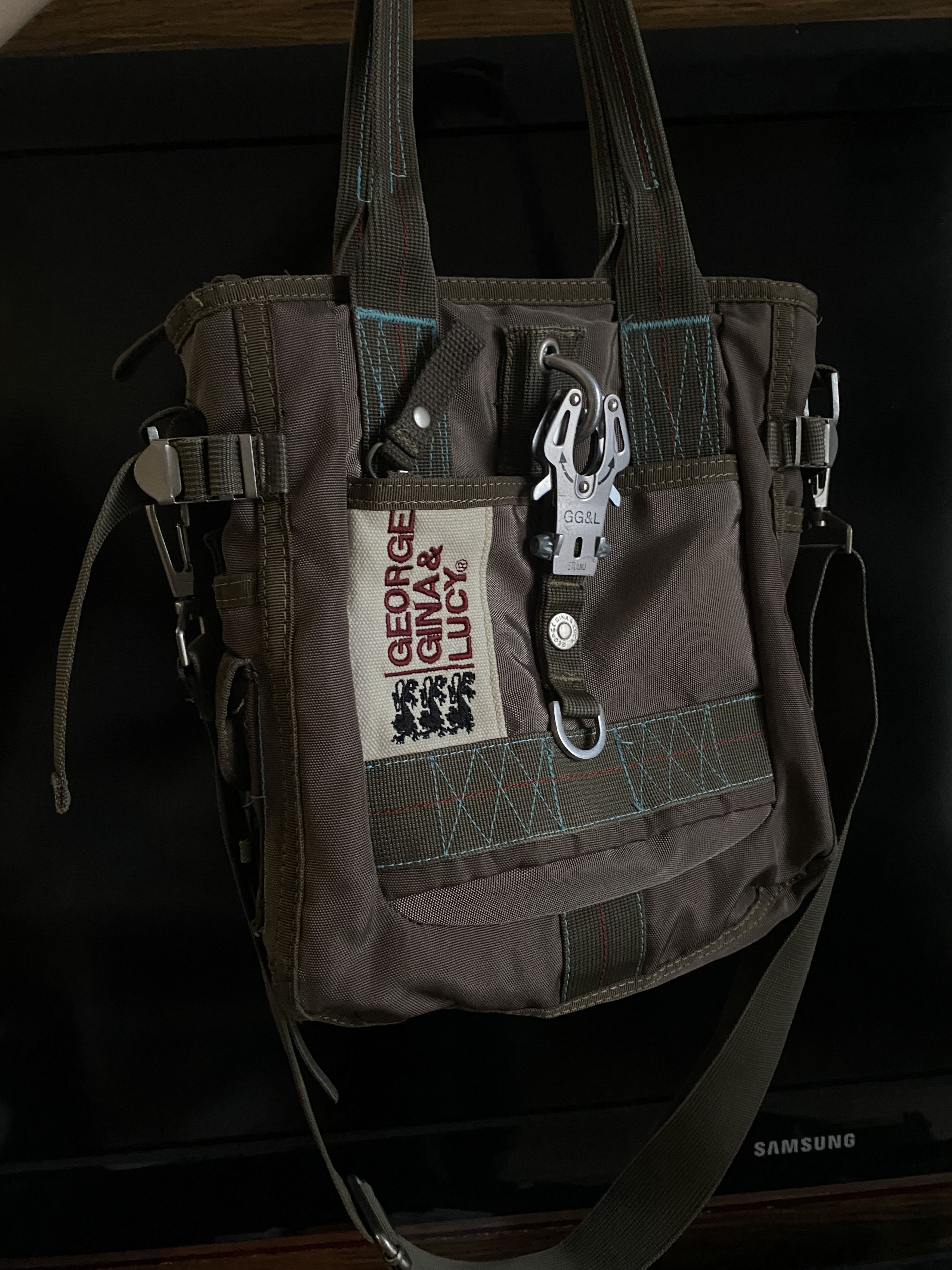 Vintage Rare Small GGL Bag George Gina&Lucy Alyx Bag Style Cargo Y2k Size ONE SIZE - 7 Thumbnail