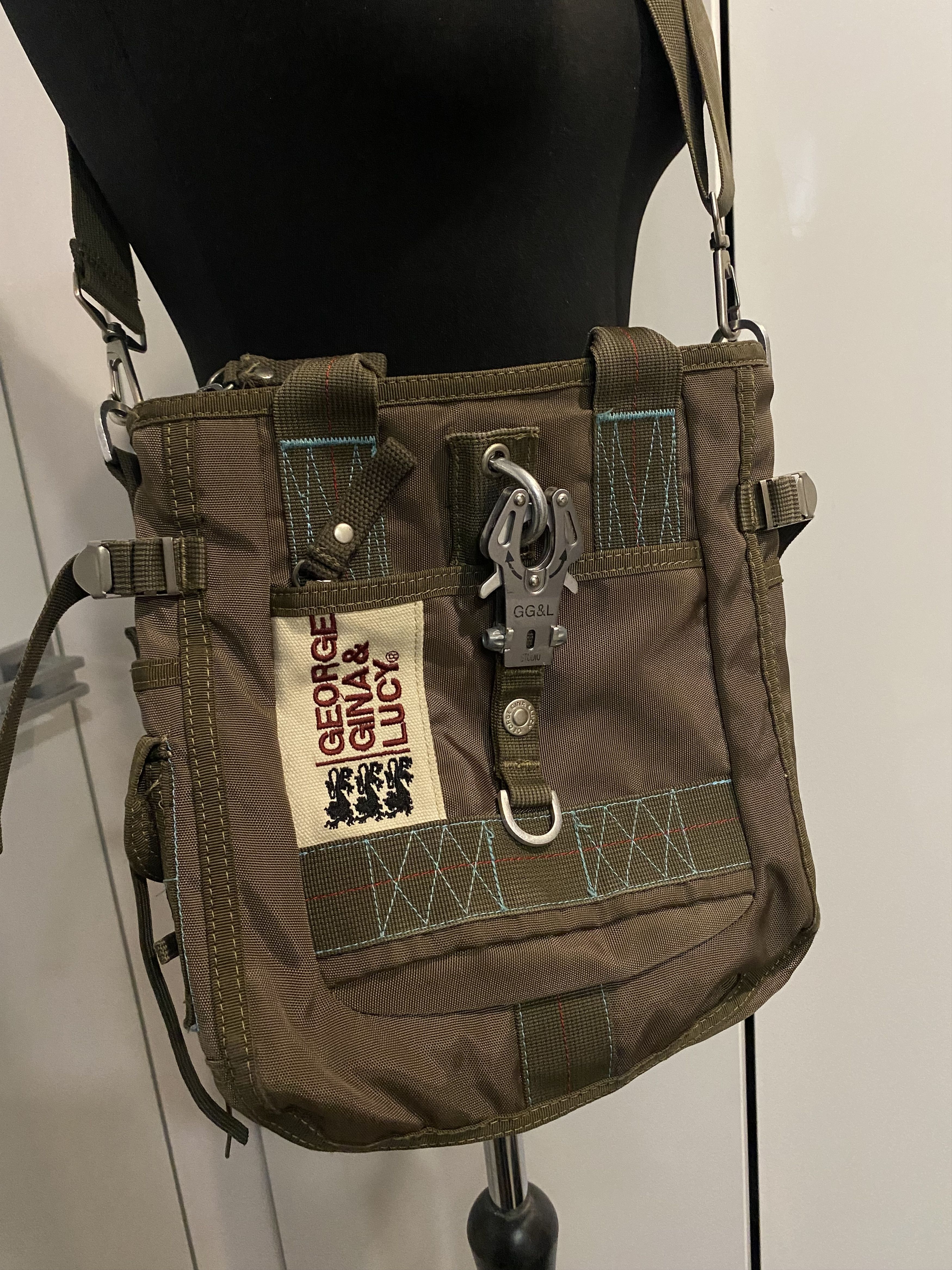 Vintage Rare Small GGL Bag George Gina&Lucy Alyx Bag Style Cargo Y2k Size ONE SIZE - 17 Thumbnail