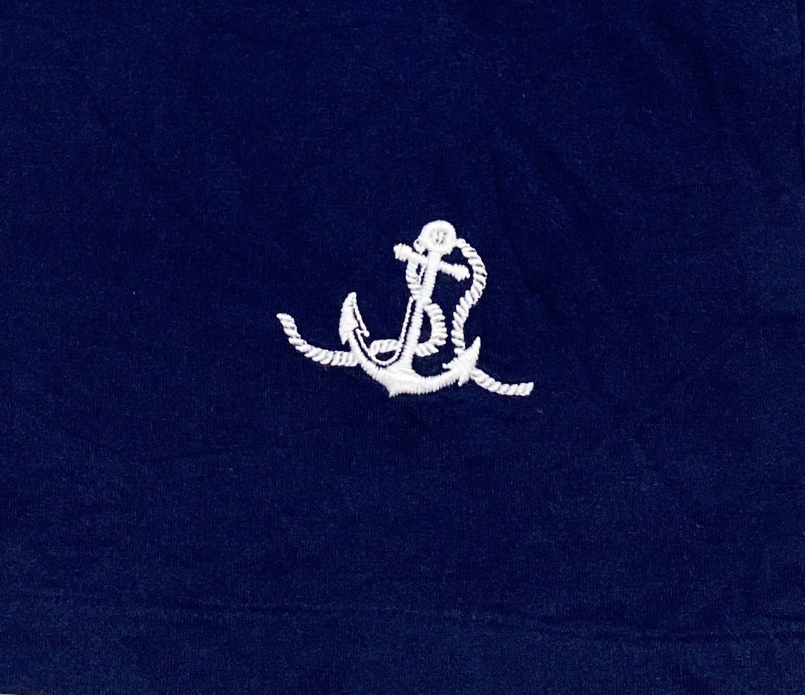 Blue Blue Japan × Japanese Brand Embroidery Anchor Blue/Blue Japan Tshirt Size US M / EU 48-50 / 2 - 4 Thumbnail