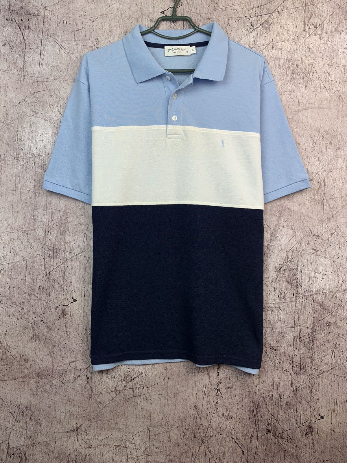 Vintage Vintage YSL Yves Saint Laurent Polo Size US XL / EU 56 / 4 - 1 Thumbnail