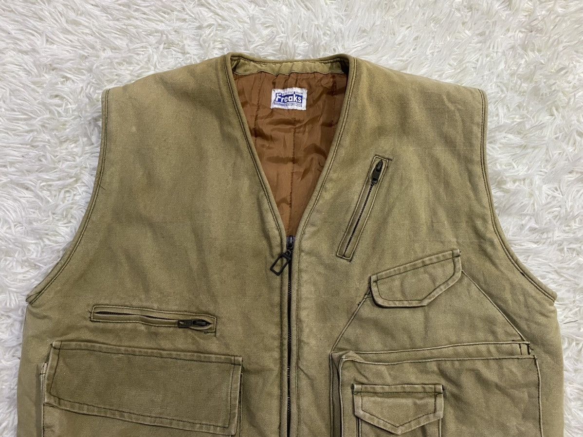 Other Freaks Sleeveless Canvas Quilted Tactical Jacket Size US M / EU 48-50 / 2 - 3 Thumbnail