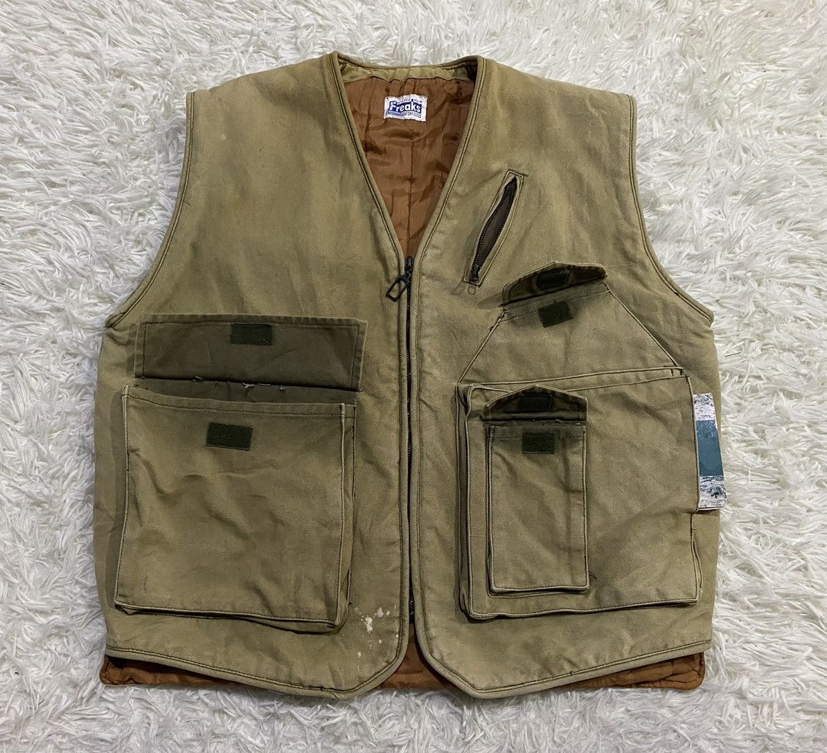 Other Freaks Sleeveless Canvas Quilted Tactical Jacket Size US M / EU 48-50 / 2 - 2 Thumbnail