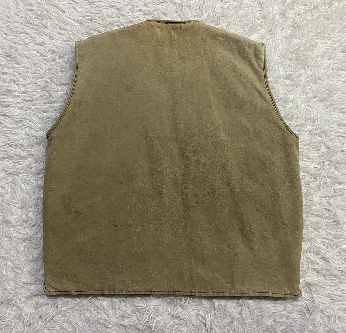 Other Freaks Sleeveless Canvas Quilted Tactical Jacket Size US M / EU 48-50 / 2 - 6 Thumbnail