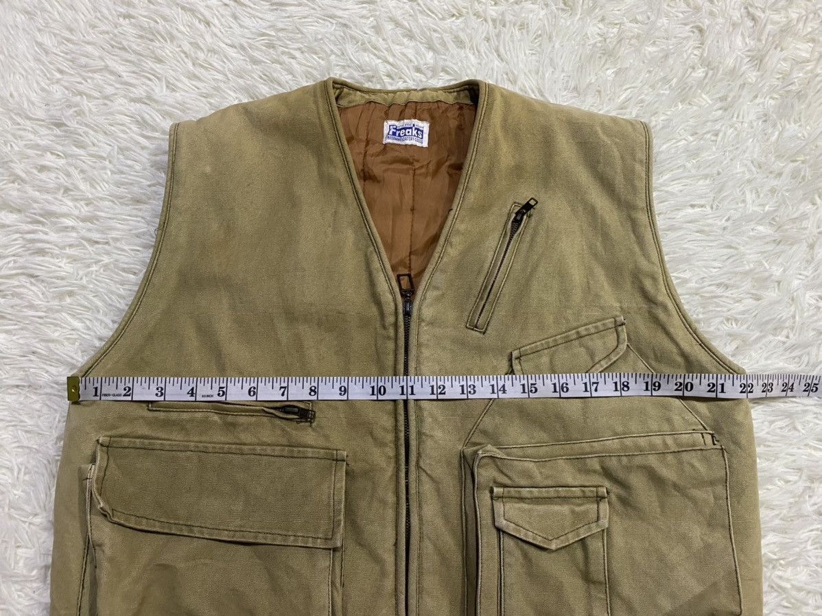 Other Freaks Sleeveless Canvas Quilted Tactical Jacket Size US M / EU 48-50 / 2 - 11 Thumbnail