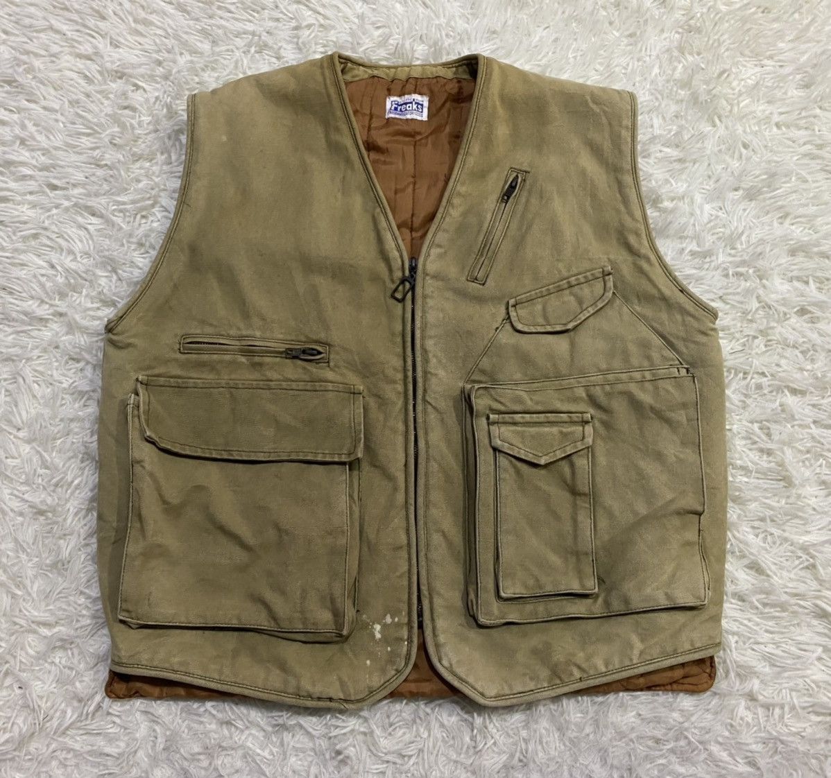 Other Freaks Sleeveless Canvas Quilted Tactical Jacket Size US M / EU 48-50 / 2 - 1 Thumbnail
