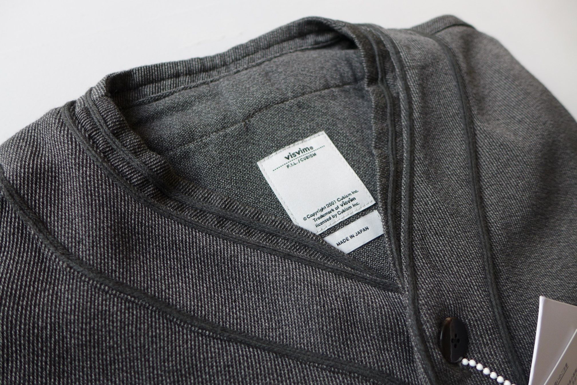 Visvim Visvim FW17 Dugout Baseball Shirt - Grey Wool Size US M / EU 48-50 / 2 - 6 Thumbnail