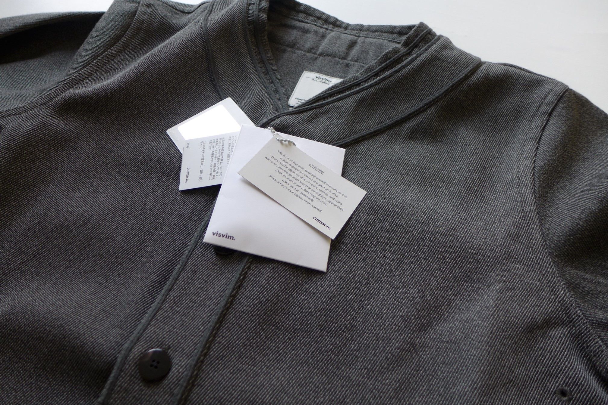 Visvim Visvim FW17 Dugout Baseball Shirt - Grey Wool Size US M / EU 48-50 / 2 - 8 Thumbnail