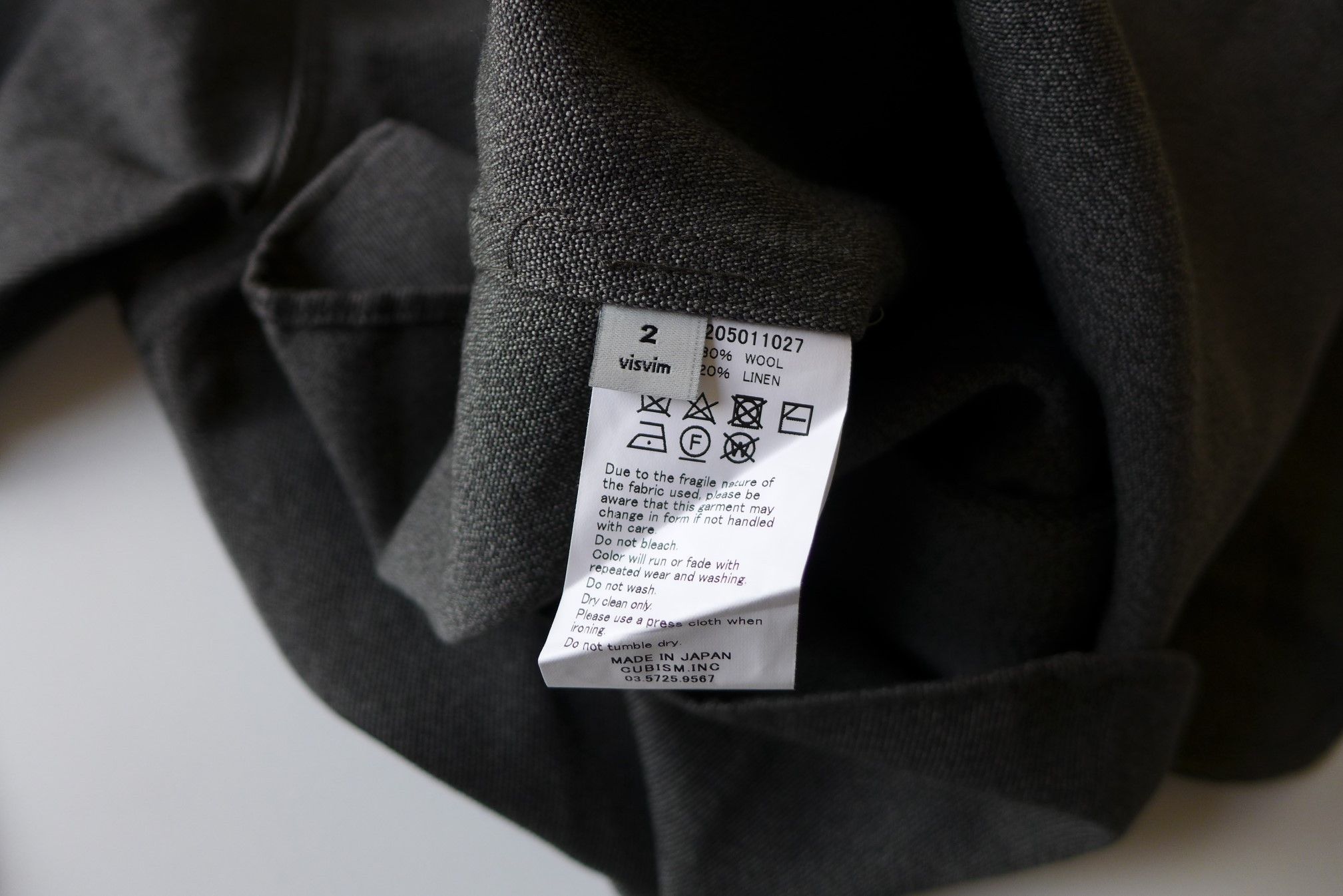 Visvim Visvim FW17 Dugout Baseball Shirt - Grey Wool Size US M / EU 48-50 / 2 - 7 Thumbnail