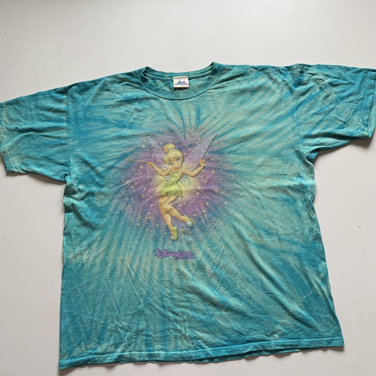 Vintage 2000s Tinker Bell Disney Cartoon Graphic T Shirt XXL