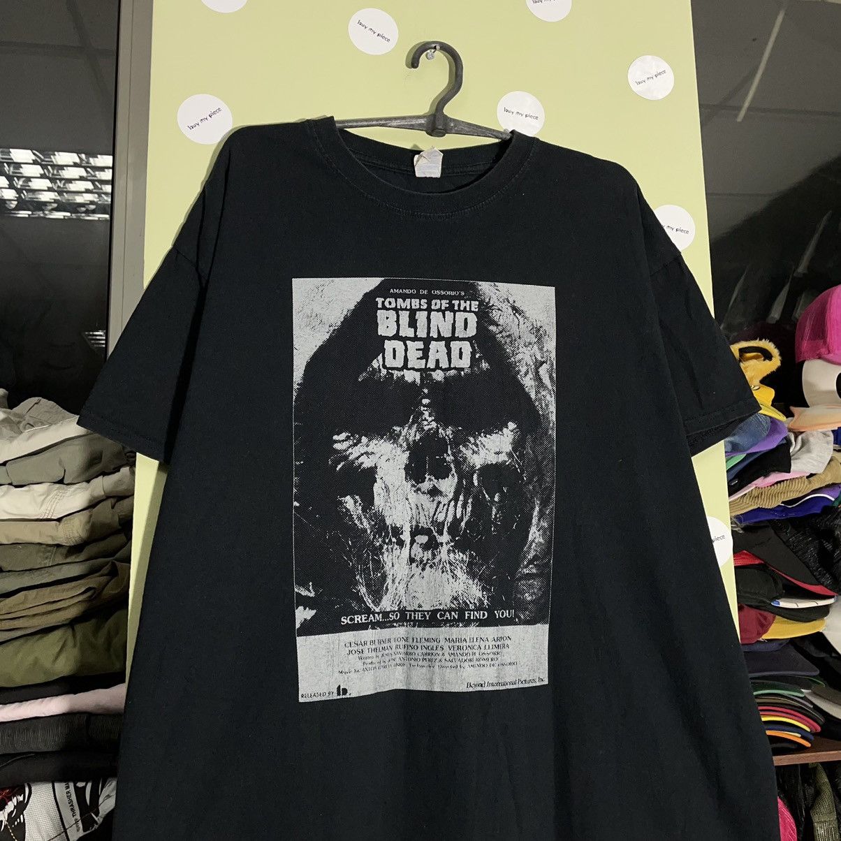 Vintage Vintage Y2K Horror Graphic Tee Blind Dead Skull Grunge XL Size US XL / EU 56 / 4 - 5 Thumbnail