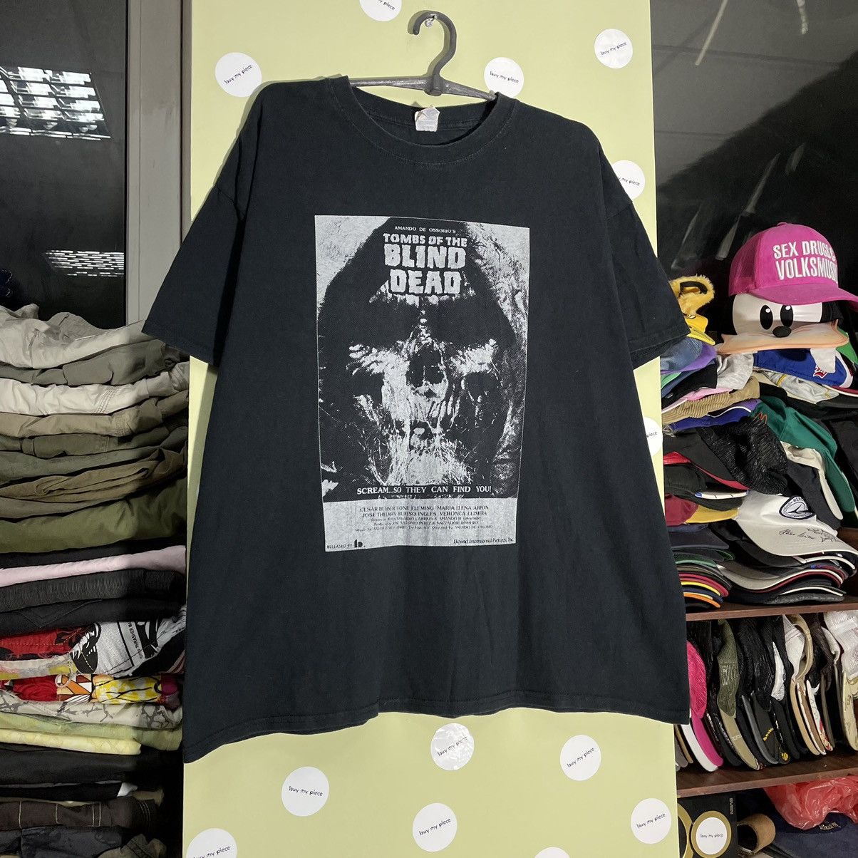 Vintage Vintage Y2K Horror Graphic Tee Blind Dead Skull Grunge XL Size US XL / EU 56 / 4 - 3 Thumbnail