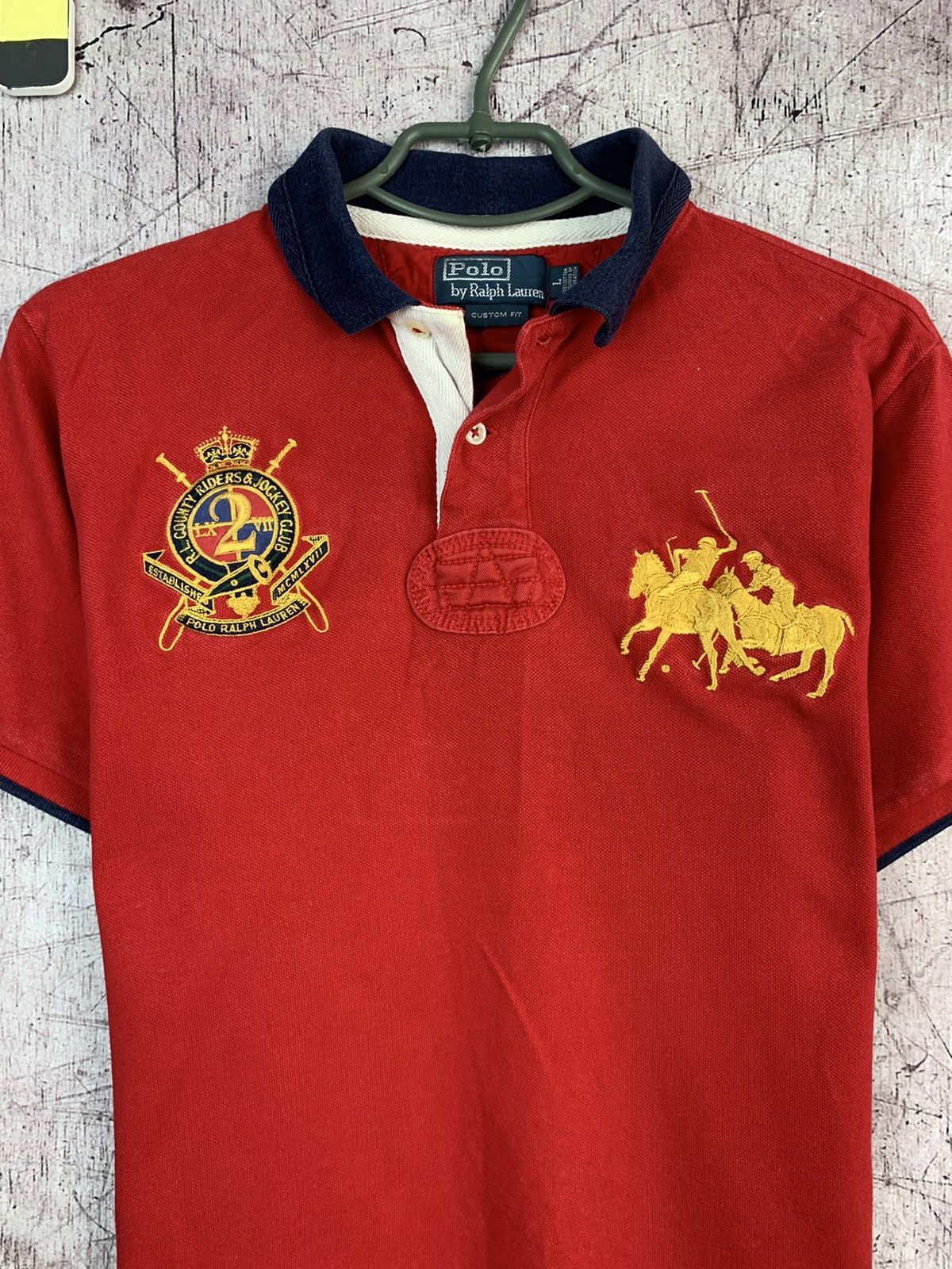 Polo Ralph Lauren × Vintage Vintage Polo Ralph Lauren Polo Shirt Size US L / EU 52-54 / 3 - 2 Thumbnail