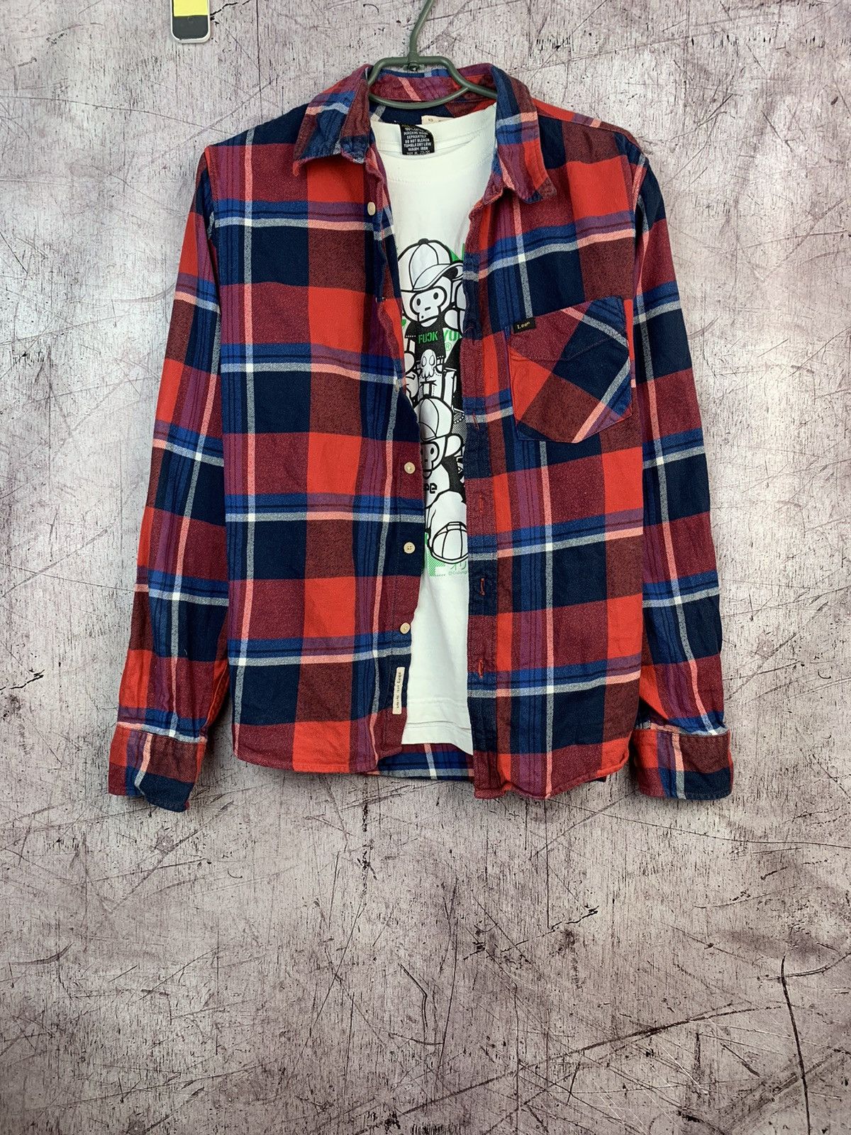 Flannel Vintage Flannel Shirt Travis Scott Style Size US L / EU 52-54 / 3 - 1 Thumbnail