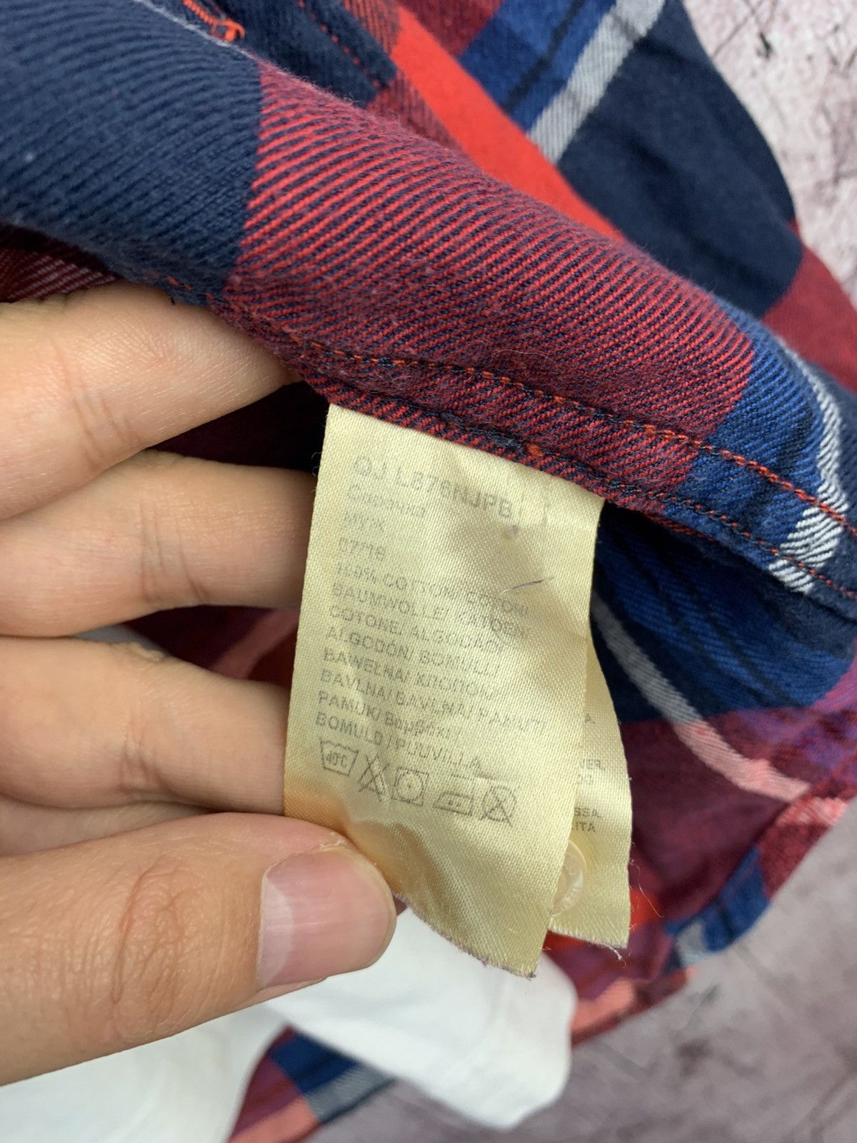 Flannel Vintage Flannel Shirt Travis Scott Style Size US L / EU 52-54 / 3 - 7 Thumbnail