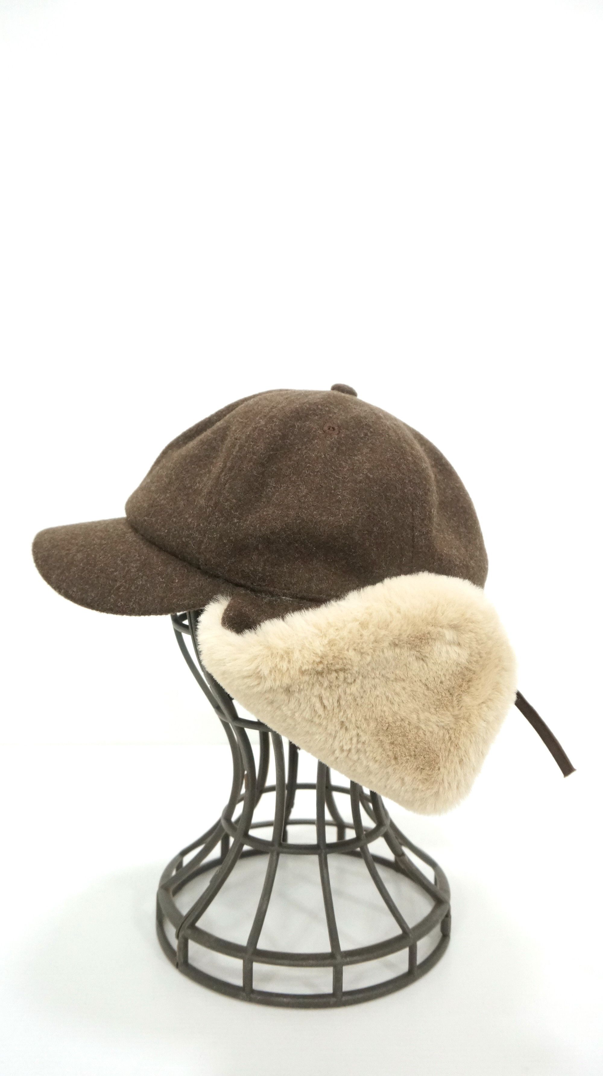 Japanese Brand 🔥Japanese Dark Brown Earflap cap Size ONE SIZE - 5 Thumbnail
