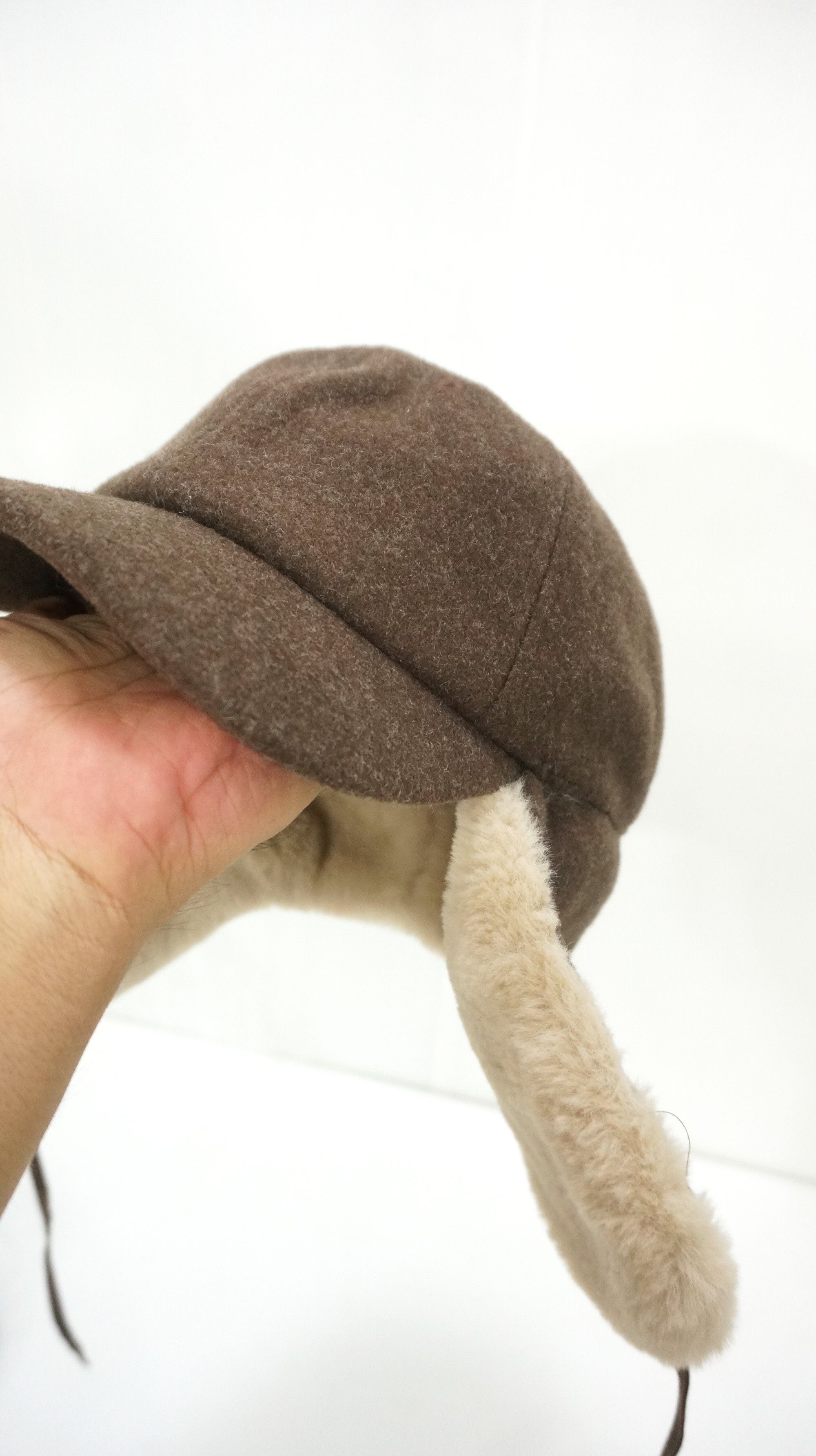 Japanese Brand 🔥Japanese Dark Brown Earflap cap Size ONE SIZE - 7 Thumbnail