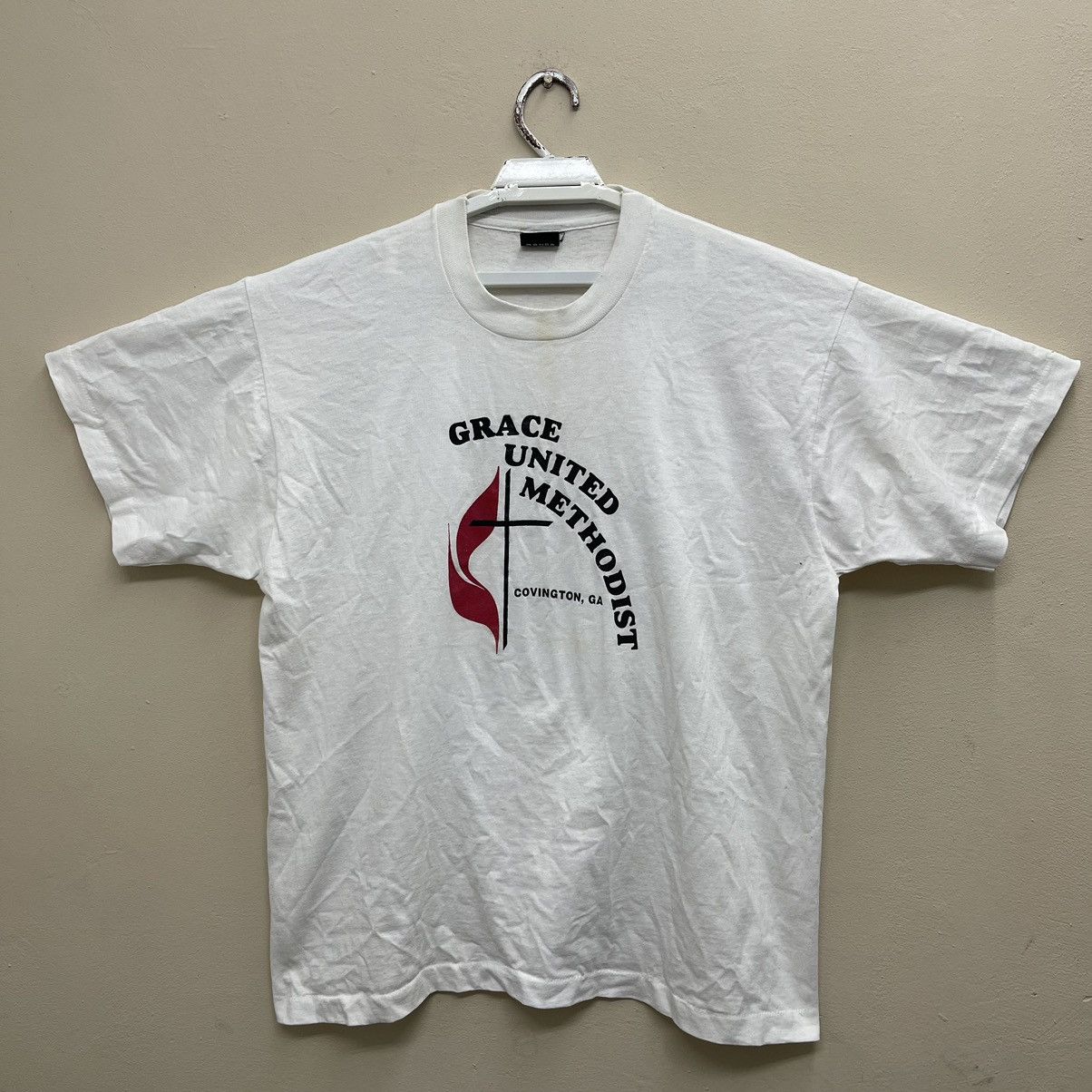 Vintage 90s T-Shirt Grace United Methodist Covington Ga