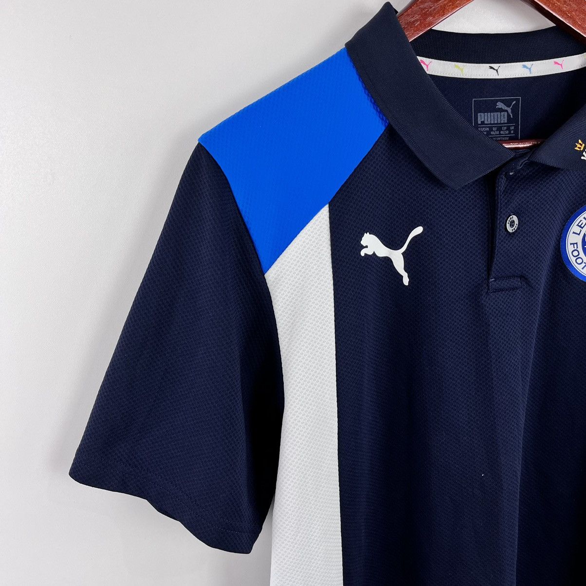 Puma × Vintage Puma Leicester City Training Polo Soccer Jersey Size M Size US M / EU 48-50 / 2 - 2 Thumbnail