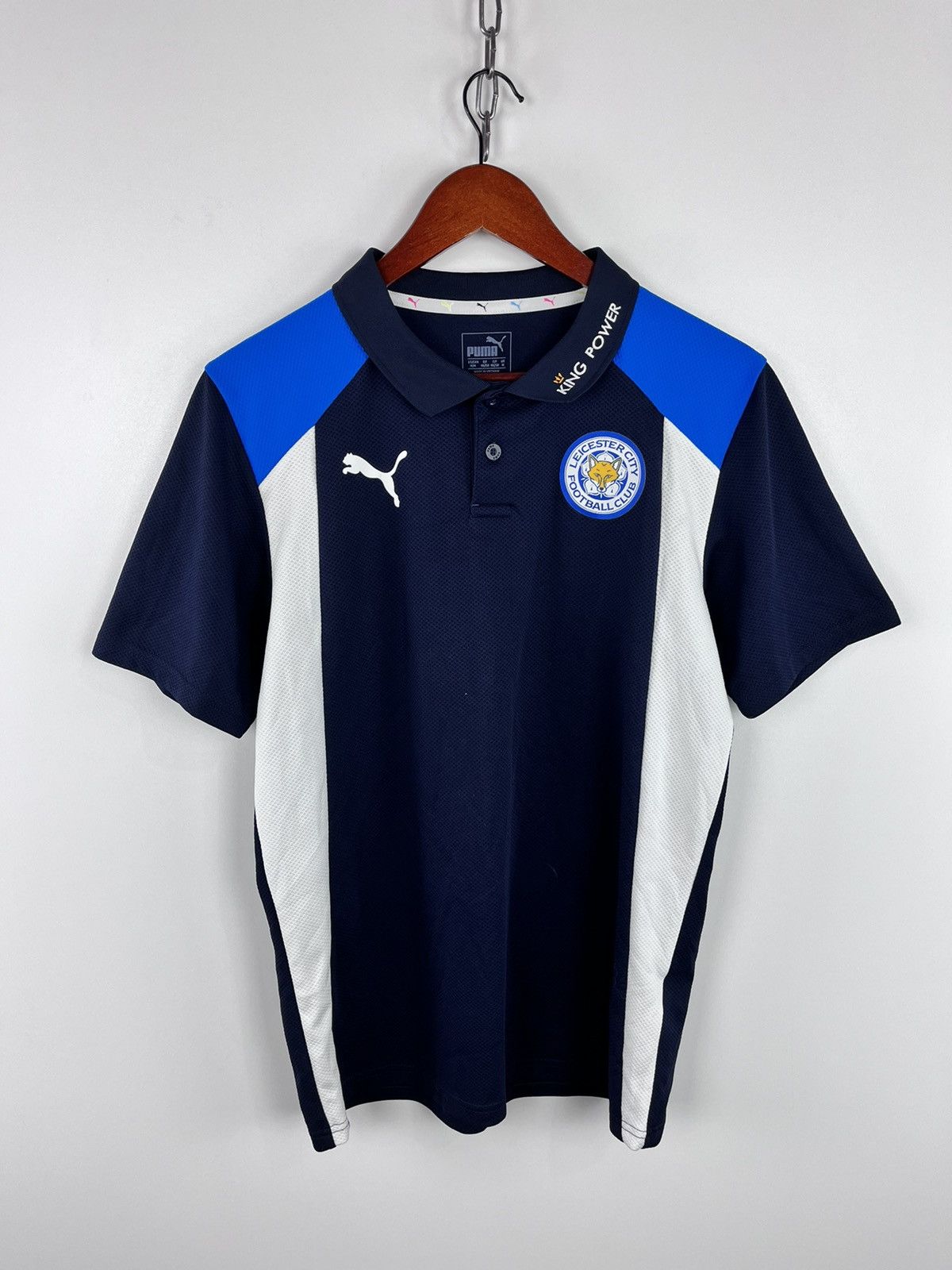 Puma × Vintage Puma Leicester City Training Polo Soccer Jersey Size M Size US M / EU 48-50 / 2 - 1 Thumbnail