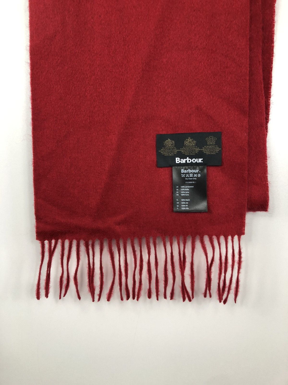 Barbour Barbour Scarf Red One Size Size ONE SIZE - 6 Thumbnail